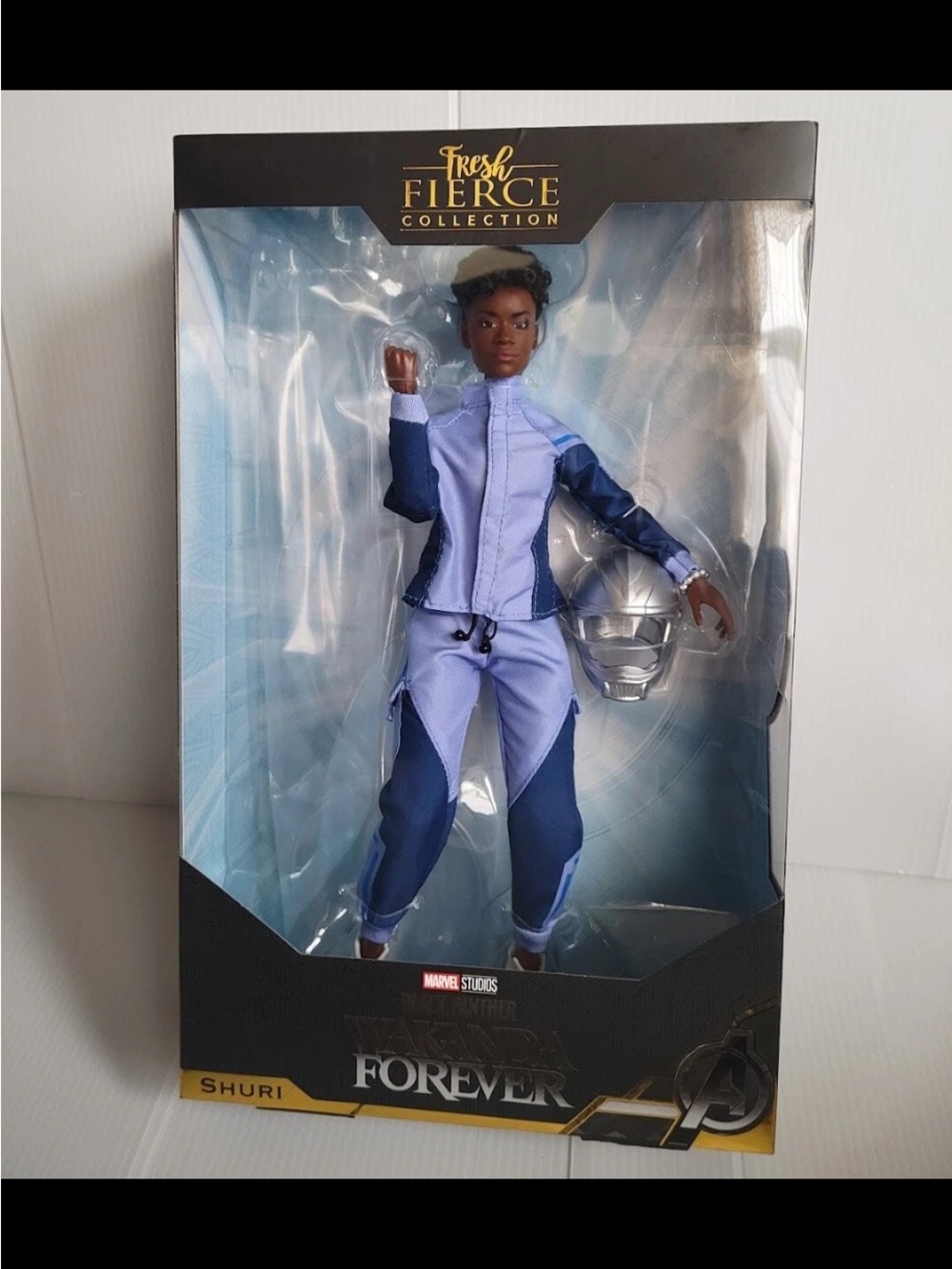 🆕 Marvel Shuri Doll in Lavender and Navy Outfit